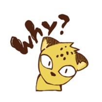 Curious leopard 2 sticker #7565735