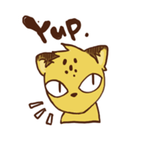 Curious leopard 2 sticker #7565741