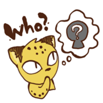 Curious leopard 2 sticker #7565742