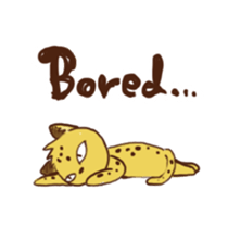 Curious leopard 2 sticker #7565745