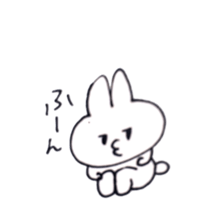 Rabbit, occasionally teeth sticker #7566276