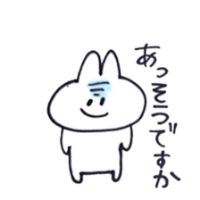 Rabbit, occasionally teeth sticker #7566277
