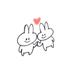 Rabbit, occasionally teeth sticker #7566278