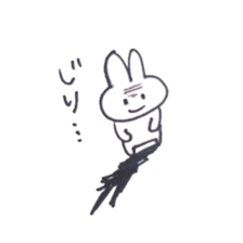 Rabbit, occasionally teeth sticker #7566279