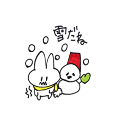 Rabbit, occasionally teeth sticker #7566289