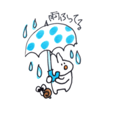 Rabbit, occasionally teeth sticker #7566290