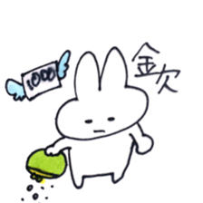 Rabbit, occasionally teeth sticker #7566293