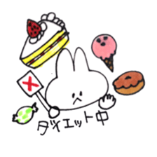 Rabbit, occasionally teeth sticker #7566294