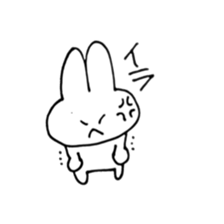 Rabbit, occasionally teeth sticker #7566295