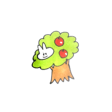 Rabbit, occasionally teeth sticker #7566296