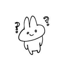 Rabbit, occasionally teeth sticker #7566302