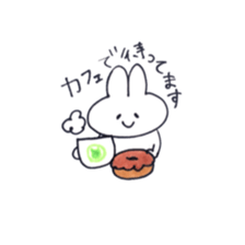 Rabbit, occasionally teeth sticker #7566311