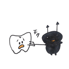 Rabbit, occasionally teeth sticker #7566313