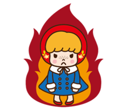 Russian girl sticker #7566408
