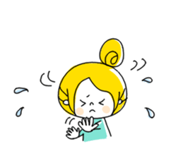 Honwaka Girl Sticker. sticker #7566519