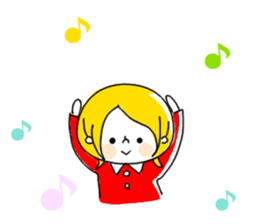 Honwaka Girl Sticker. sticker #7566522