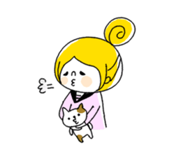 Honwaka Girl Sticker. sticker #7566536