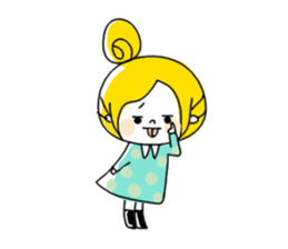 Honwaka Girl Sticker. sticker #7566539