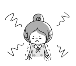 Honwaka Girl Sticker. sticker #7566544