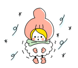 Honwaka Girl Sticker. sticker #7566551