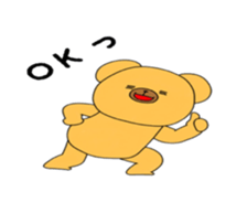 Bear and pleasant friends  3rd version sticker #7566637