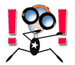 TAIWANESE Japanese glasses girl yoga sticker #7567121