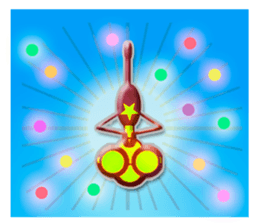 TAIWANESE Japanese glasses girl yoga sticker #7567122