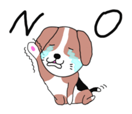 I beagle dog 2nd sticker #7567343