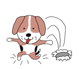 I beagle dog 2nd sticker #7567349