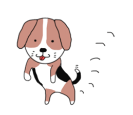 I beagle dog 2nd sticker #7567356