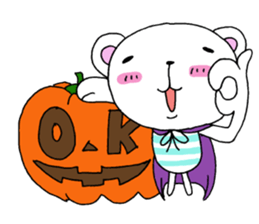 Halloween and daily life of the bear sticker #7567661