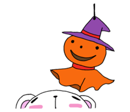 Halloween and daily life of the bear sticker #7567666