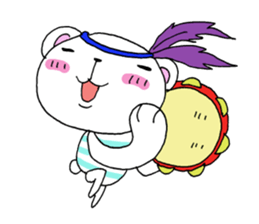 Halloween and daily life of the bear sticker #7567677