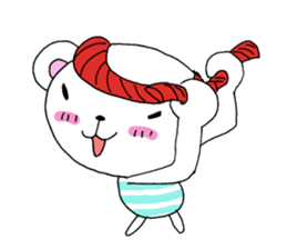 Halloween and daily life of the bear sticker #7567680