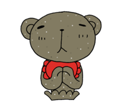 Halloween and daily life of the bear sticker #7567691