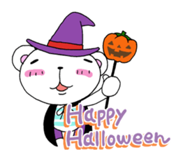 Halloween and daily life of the bear sticker #7567698