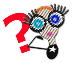 TAIWANESE Japanese glasses girl LYNN2! sticker #7567922