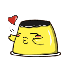 Jun and butter pudding pudding by no yuan sticker #7568269