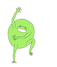 Round Frog and Rabbit sticker #7568660