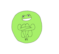 Round Frog and Rabbit sticker #7568673
