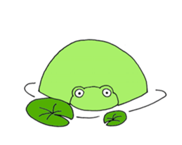 Round Frog and Rabbit sticker #7568680