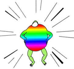 Round Frog and Rabbit sticker #7568682