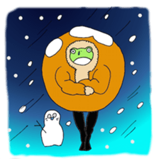 Round Frog and Rabbit sticker #7568687