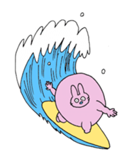 Round Frog and Rabbit sticker #7568694