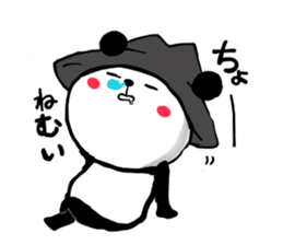 HAT PANDA 2 sticker #7568742