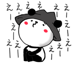HAT PANDA 2 sticker #7568743