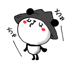 HAT PANDA 2 sticker #7568744