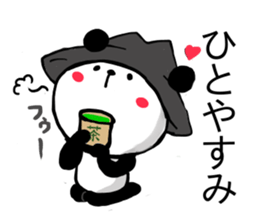 HAT PANDA 2 sticker #7568747