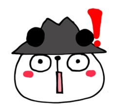 HAT PANDA 2 sticker #7568748