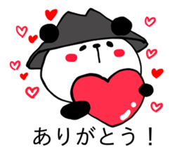 HAT PANDA 2 sticker #7568751